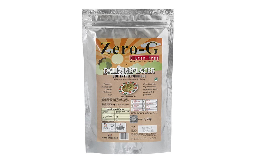 Zero-G Dalia-Replacer Gluten Free Porridge   Pack  500 grams